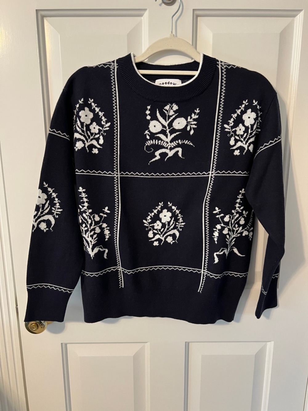 Meadows Floral Sweater, Size 2